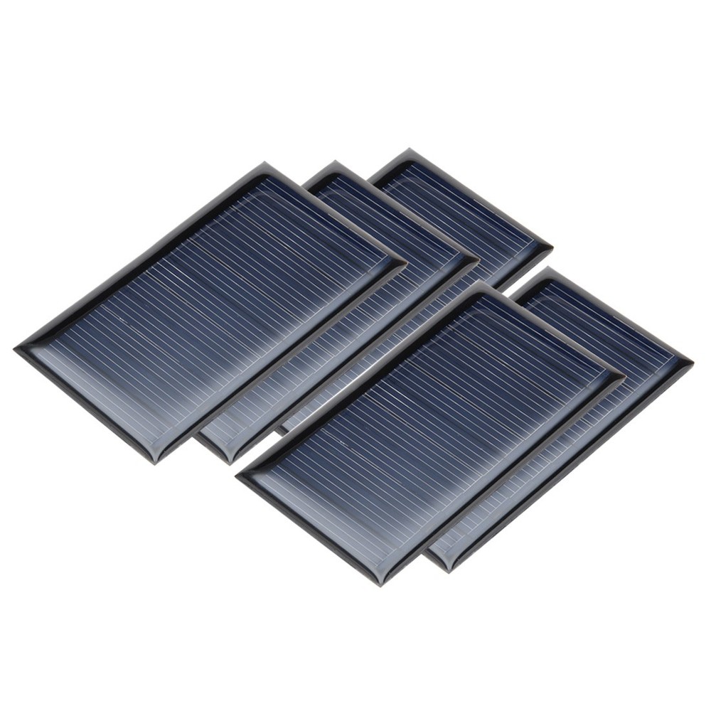 5Pcs 5V 70mA Poly Mini Solar Cell Panel Module DIY for Toys Charger