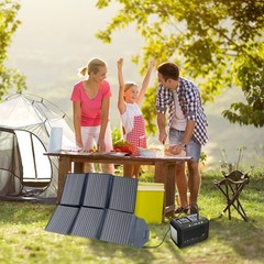 Foldable Solar Panel 60W QC3.0 USB A C DC5521 for Power Station