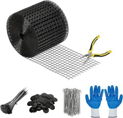 6 in x 50ft Solar Panel Bird Guard Critter Guard Roll Kit 60pcs Fasteners