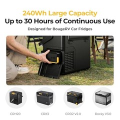 240Wh Detachable Battery, Car Refrigerator Battery for