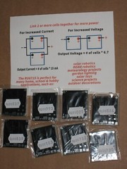 8 Small Solar Cells DIY Hobby, BEAM, Science Project, LED Charger &More! 6.7V