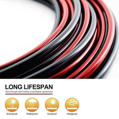 Heavy Duty 10 Gauge Solar Wire 100ft 10AWG Tinned Copper UV Resistant PV Cable