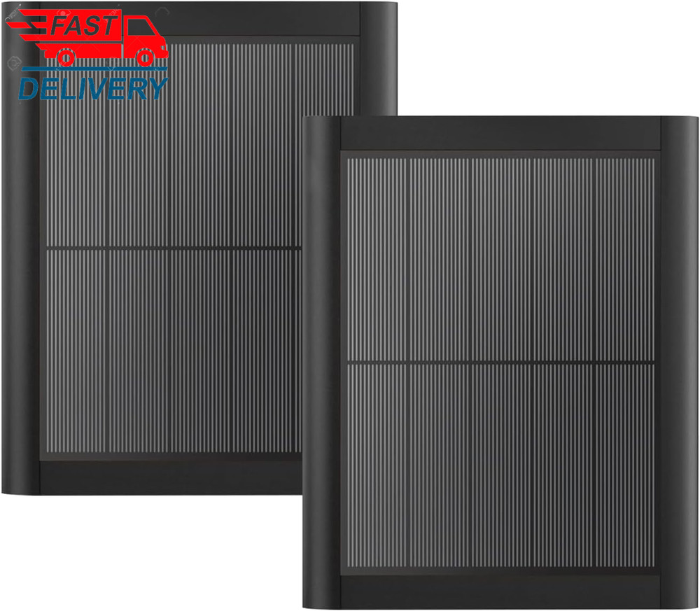 Ring Solar Panel (2Nd Generation) 5W Ring Solar Panel Charger (2 Pack Black) 👌
