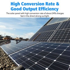 150W Mono Solar Panel for 12V-24V Solar Kit Off Grid With 30A Controller Free
