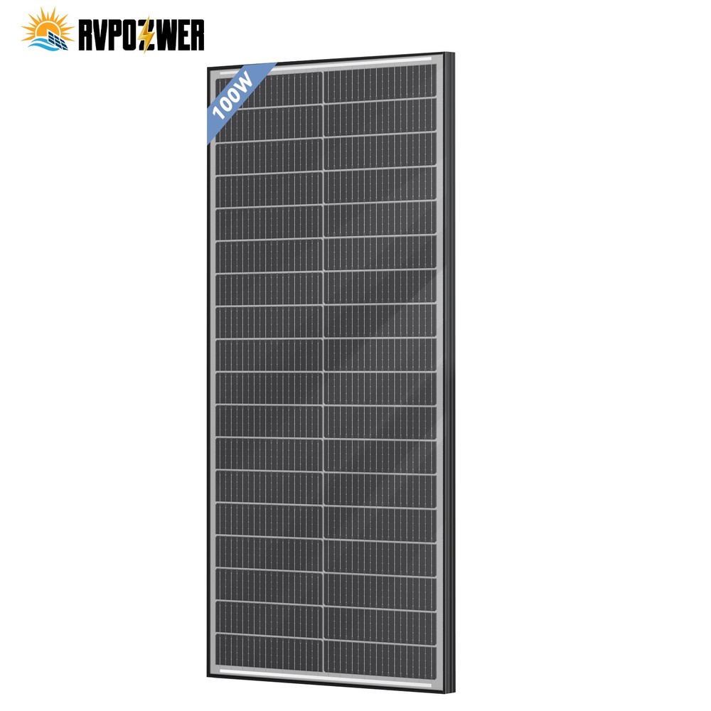 RVPOZWER 100W 200W 300W 400W 500W 1000W Bifacial Solar Panel 12V Mono Home Power