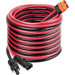10AWG Solar Connector to XT60i Cable Low Power Loss Waterproof Solar Generators