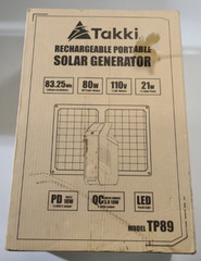 Takki Solar Rechargeable Generator 99Wh, TP89