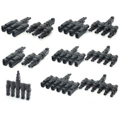 PV Connector Y Type Parallel Connection Solar Panel System Waterproof Connector