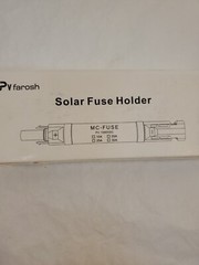 Pvfarosh 30A Solar Fuse Connector IP68 Waterproof 1000V in-line Fuse Holder 30A