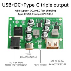 Solar Controller Solar Panel Voltage Regulator QC PD Fast Charging Solar Charger