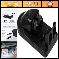 Weatherproof Solar Cable Entry Gland, UV-Resistant ABS for RVs, Boats, Cabins –