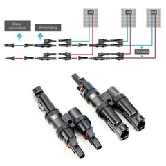 Y Connector Branch Cable Connection Waterproof Adapter Connector Extension