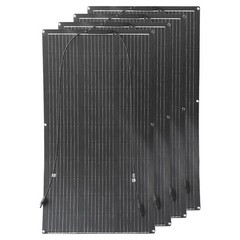 800W ETFE Flexible Mono Solar Panel 12V Power Portable for RV Camping Home Boat