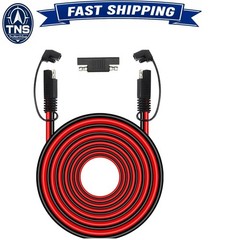 35ft SAE Extension Cable 10AWG Waterproof Trolling Motor Solar Battery RV