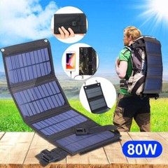 Solar Panel Folding PV Power Outdoor Camping Hiking USB Phone Charger Portable