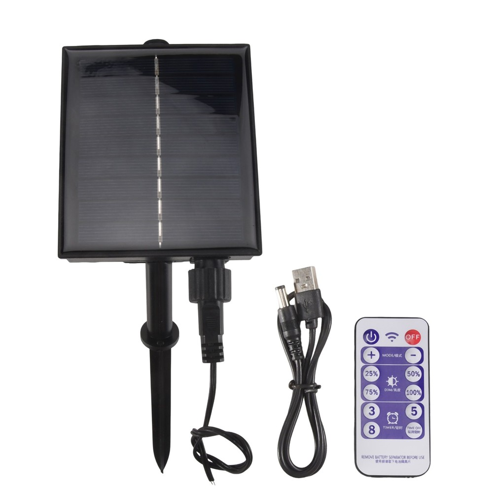1200mAh Solar Panel Control Box Kits Lithium Battery Panel for 3.7V 24V LED4199