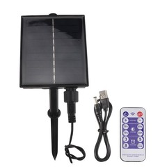 1200mAh Solar Panel Control Box Kits Lithium Battery Panel for 3.7V 24V LED4199
