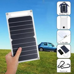 30W USB Waterproof Hiking Camping Photovoltaic Solar Panel