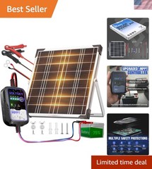 20W Solar Battery Maintainer Kit with Smart MPPT Technology – Durable & Compact