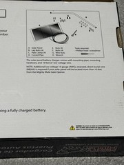 Genuine Mighty Mule Solar Panel Gate Opener FM123 10 Watt Solar Panel – Unused