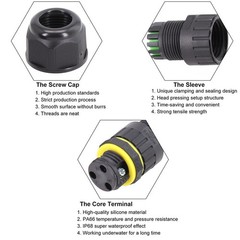 Long lasting IP68 Waterproof Junction Box for Electrical Wire Connections