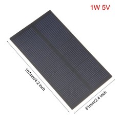 5pcs. 1W 5V Micro Module Solar Panel Polysilicon DIY for Cell Phone Charger