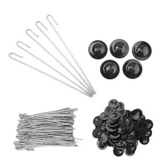 100 Packs Solar Panel Guard Clips, Stainless Steel Wire Fence Fasteners6214