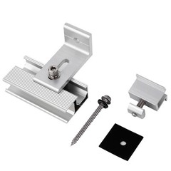 30/35mm Solar Panel Rail Bracket Mounting Aluminium Fixing End/Middle Clamp Clip