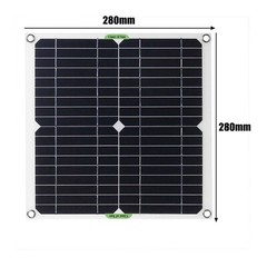 200W Solar Panel Kit&12V 30/60/100A Solar controller 110/220V Car Power Inverter