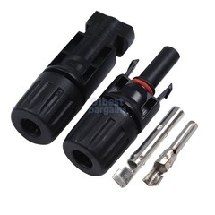 30A 1000V Male Female Pair PV Panel Cable Plug Connector For MC4 Solar Panel