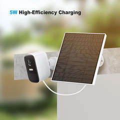 Solar Panel for Eufy Camera, 5W Solar Panel Charger Compatible with EufyCam, 5V