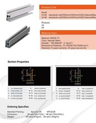 Solar Rail kit to mount 7 panels w/ clamps & L brackets and with 7.3 ft rails
