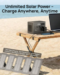 2026 Portable Power Station 700W Surge, 288Wh Lifepo4 Battery Backup, Power Bank
