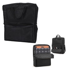 Solar Panel Storage Bag Double Layer Folding Travel Solar Panel Carrying Ca