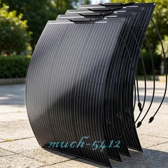 400W(4X100W)Flexible Solar Panel 23% High-Efficiency Waterproof Mono Lightweight