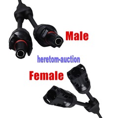 Solar Panel Y Branch Cable Connection Waterproof Adapter Connector Extension