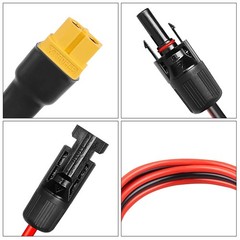 10 AWG XT60 Male Connector Adapter to Solar Extension Cable Battery Cable