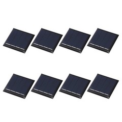 8Pcs 2V 0.08W 40mA Mini Solar Panels, Solar Photovoltaic Power Cells