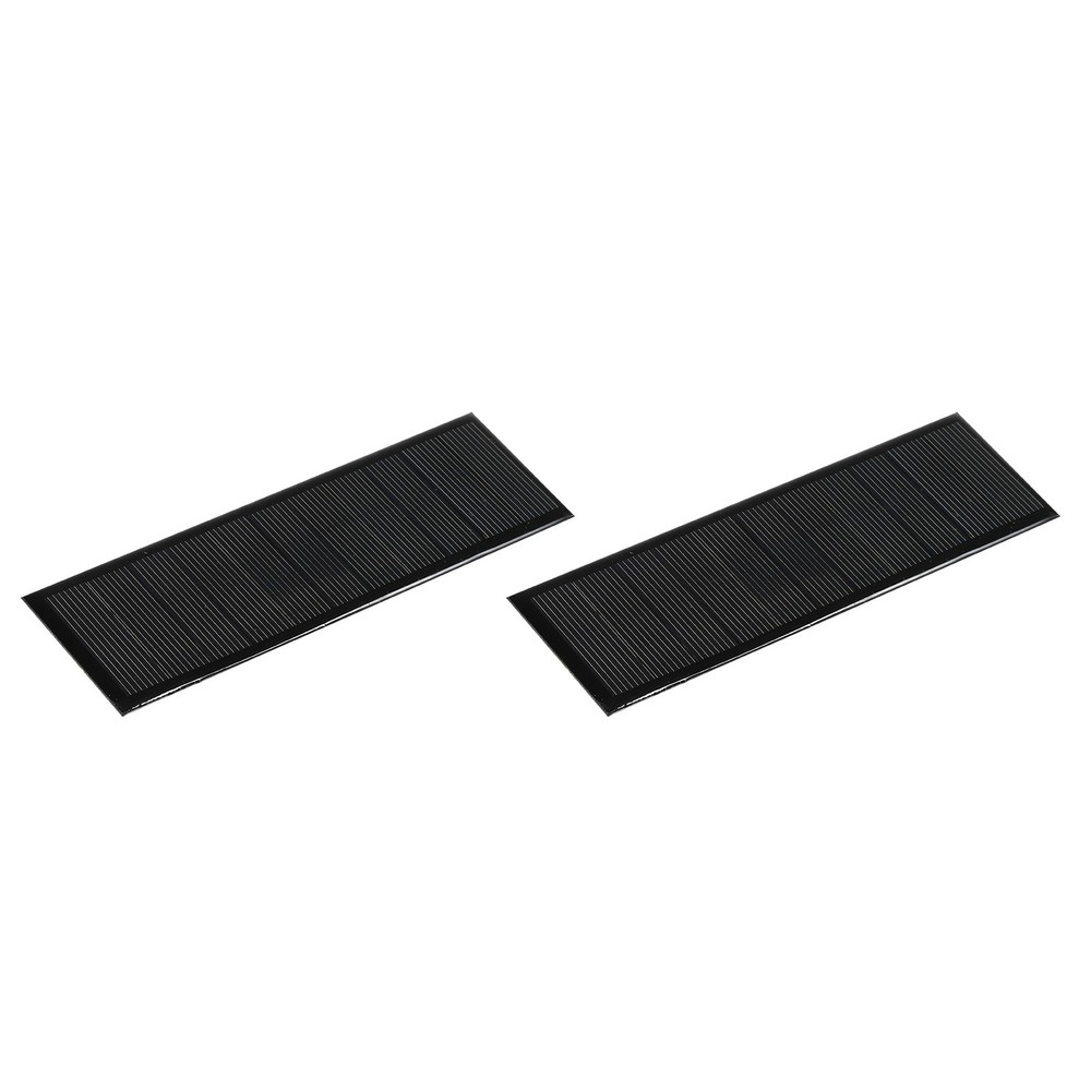 Mini Solar Cell Panel 5.5V 150mA 0.825W 140mm x 45mm 2pcs