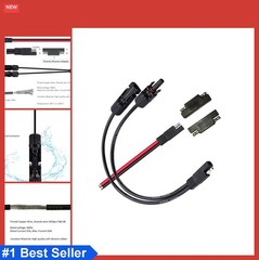 Solar Panel Connectors 10AWG MC-4 to SAE Adapter Extension Cable Wire for RV