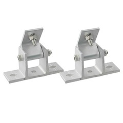 Practical Foot Mount Solar Panel Rubber Pads Tilt Angle Aluminum Alloy