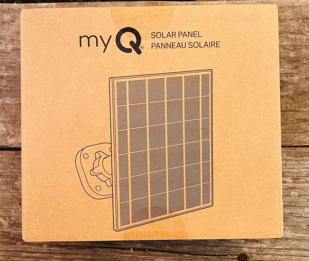 myQ Solar Panel For Camera MYQCS4VXXW • Brand New