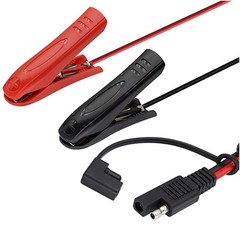 Heavy Duty SAE to Alligator Clip Quick Disconnect Adapters Power Cable 100cm