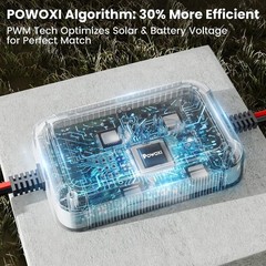 -Upgraded-20W-Solar-Battery-Charger-Maintainer External Smart 3-Stages PWM