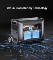 Dabbsson 14070Wh 3600W Power Station w/ Expandable Battery LiFePO Home backup