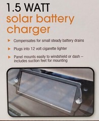 Solar Panel 12V battery Maintainer
