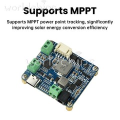 6-24V Solar Panel Power Management Module 5V 3A Supports MPPT, PD QC FCP SFCP