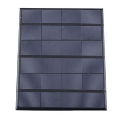 Reusable 6V 3.5W Solar Panel USB Charger Black High Efficiency Portable Power