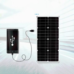 300 Watts Solar Panel Kit 50A 12V Portable Battery Charger Camping Caravan Boat