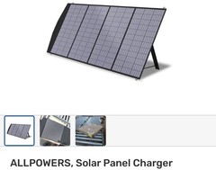 ALLPOWERS 200W 140W 100W 60W Portable Solar Panel Generator Charger for Outdoors